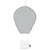 Montgolfière murale décorative en lin Beige+Écru+Pêche+Vert de gris 9 - vertbaudet enfant 