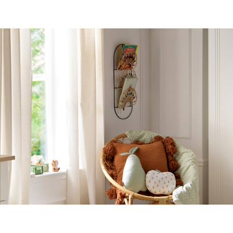 Coussin déco pomme en coton - botanica Blanc 3 - vertbaudet enfant 
