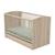 Lit bébé évolutif - access Marron+Marron/blanc 2 - vertbaudet enfant 