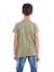 T-shirt col rond pur coton nedelko garçon Kaki 2 - vertbaudet enfant 