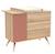 Commode 1 porte et 3 tiroirs - seventies Marron/ecru+Marron/orange+Marron/vert 7 - vertbaudet enfant 