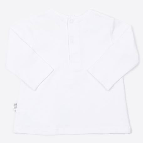 Pyjama bébé 2 pièces en coton bio lapin Bleu+Rose 12 - vertbaudet enfant 