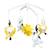 Mobile musical en velours - pluche et pompon Blanc 2 - vertbaudet enfant 