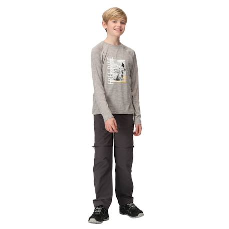 T-shirt polyester burnlee Gris argenté 4 - vertbaudet enfant 