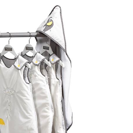 Sortie de bain et son gant en coton - babyfan Blanc 3 - vertbaudet enfant 