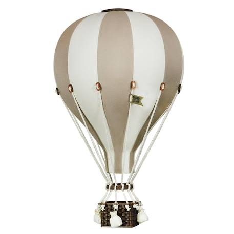 Montgolfière décorative - taille l Beige blanc+Beige et bleu+Eucalyptus+Gris clair+Rose / blanc 1 - vertbaudet enfant 