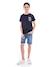 T-shirt pur coton organique nampty garçon Blanc+Bleu marine+Gris+Noir 8 - vertbaudet enfant 