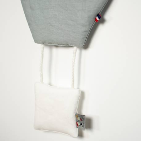 Montgolfière murale décorative en lin Beige+Écru+Pêche+Vert de gris 10 - vertbaudet enfant 