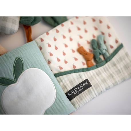 Livre d'éveil en polyester - botanica Vert 3 - vertbaudet enfant 
