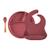 Coffret repas comme un grand assiette cuillère bavoir Caramel+Nude+Rose clair+Terracotta+Vert amande 18 - vertbaudet enfant 