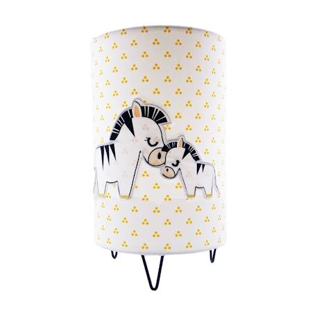 Luminaire en coton - pluche et pompon Blanc 1 - vertbaudet enfant 