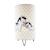 Luminaire en coton - pluche et pompon Blanc 1 - vertbaudet enfant 