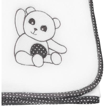 Couverture bébé en polyester - chao chao Blanc 2 - vertbaudet enfant 
