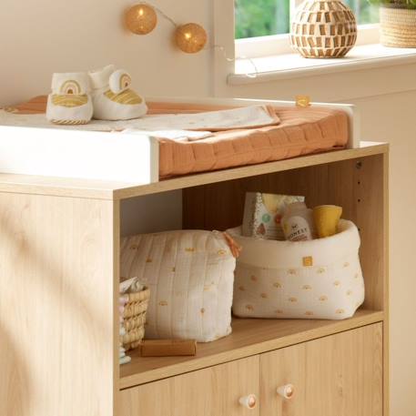 Trousse de toilette et carré éponge en coton - sunlight Blanc 5 - vertbaudet enfant 