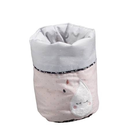 Panières gigognes en tissu en coton - miss fleur de lune Rose 3 - vertbaudet enfant 