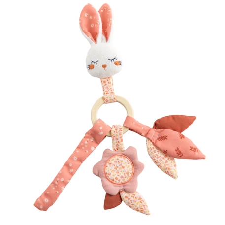 Hochet en velours - esmee Rose 1 - vertbaudet enfant 
