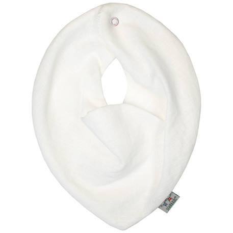 Bavoir bandana en lin Beige+Écru+Pêche+Vert de gris 4 - vertbaudet enfant 