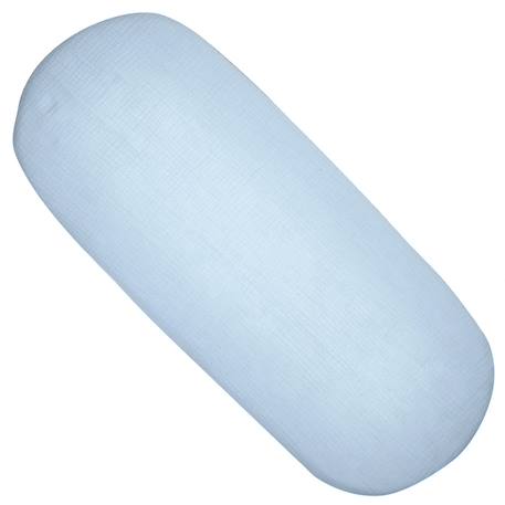 Drap housse couffin ovale en gaze de coton jeanne Beige+Blanc+Blanc à pois or+Bleu+Camel+Écru+Gris clair+Ivoire+Rose+Terracotta+Vert de gris 16 - vertbaudet enfant 