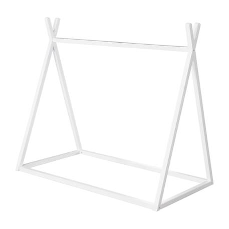 Lit tipi en bois fsc® pour enfant - lit montessori au sol Blanc 1 - vertbaudet enfant 