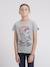 T-shirt col rond pur coton jouancy garçon Gris clair+Gris fonce 1 - vertbaudet enfant 