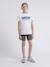 Bermuda motifs baskel garçon Gris foncé+Kaki 8 - vertbaudet enfant 