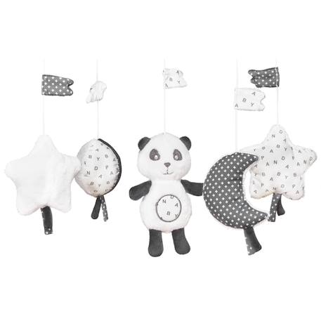 Mobile musical en velours - chao chao Blanc 2 - vertbaudet enfant 