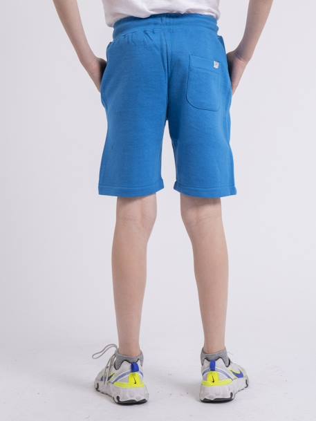 Bermuda molleton bidmin garçon Bleu royal+Jaune+Rouge+Vert 2 - vertbaudet enfant 