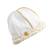 Bonnet de naissance en coton - promenons nous Blanc/jaune+Blanc/vert 1 - vertbaudet enfant 