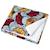 Couverture réversible wax fleurs de mariage Bleu+Rouge 4 - vertbaudet enfant 
