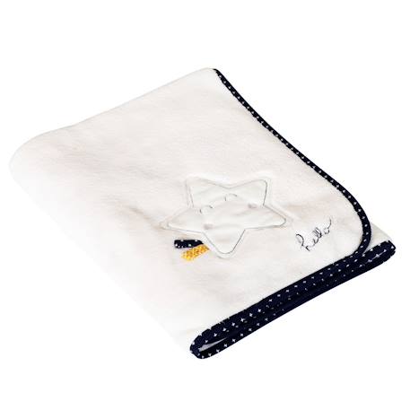 Couverture bébé en polyester - hello Blanc 1 - vertbaudet enfant 