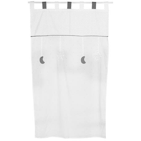 Rideau en coton - chao chao Blanc 1 - vertbaudet enfant 