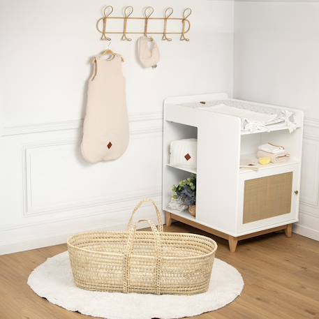 Couffin panier moise en fibres naturelles Beige 2 - vertbaudet enfant 