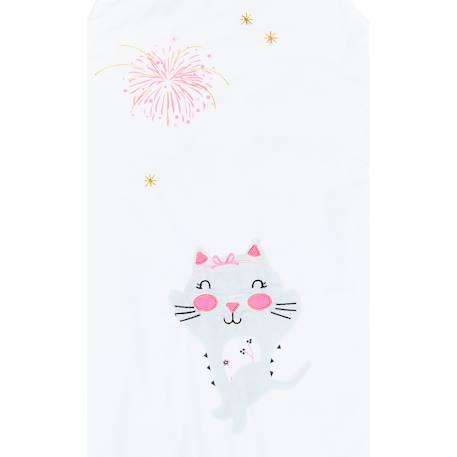 Gigoteuse évolutive en coton - chapaillettes Blanc 2 - vertbaudet enfant 
