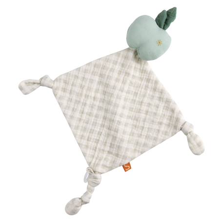 Doudou mouchoir pomme en coton - botanica Vert 1 - vertbaudet enfant 
