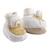 Chaussons bébé en velours - sunlight Blanc 1 - vertbaudet enfant 