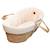 Habillage de couffin en gaze de coton jeanne Beige+Blanc+Bleu+Camel+Écru+Gris clair+Rose+Terracotta+Vert de gris 2 - vertbaudet enfant 