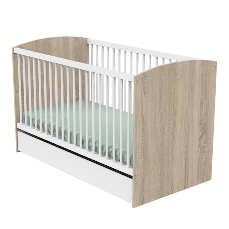 Tiroir pour lit bébé évolutif - access Blanc+Marron/blanc 2 - vertbaudet enfant 
