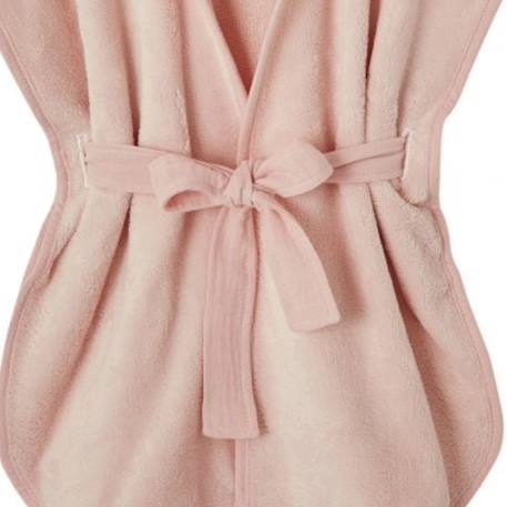Peignoir bébé et enfant à capuche en bambou Écru+Rose clair+Vert d'eau 5 - vertbaudet enfant 