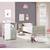 Lit bébé combiné evolutif en bois - smile Blanc+Gris 10 - vertbaudet enfant 