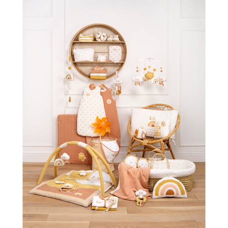 Doudou mouchoir soleil en coton - sunlight Blanc 4 - vertbaudet enfant 