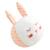 Coussin décoratif en coton - esmee Blanc 1 - vertbaudet enfant 