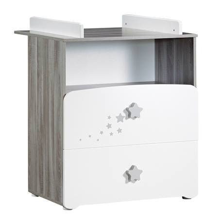 Chambre trio lit et commode et armoire en bois - nao Blanc 4 - vertbaudet enfant 