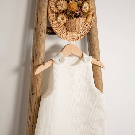 Gigoteuse d'été en nid d'abeille - tog 0,5 Beige+Bleu+Écru+Gris clair+Rose+Vert 14 - vertbaudet enfant 