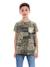 T-shirt col rond pur coton nedelko garçon Kaki 1 - vertbaudet enfant 
