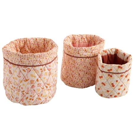 Panières gigognes en coton - esmee Rose 1 - vertbaudet enfant 