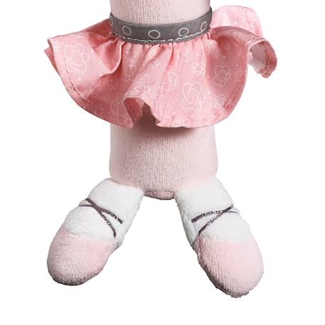 Hochet petite souris danseuse étoile en velours - lilibelle Rose 3 - vertbaudet enfant 