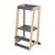 Tour d'apprentissage évolutive en bambou fsc® Anthracite+Anthracite - naturel+Blanc+Blanc - naturel+Naturel 6 - vertbaudet enfant 