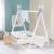 Lit tipi en bois fsc® pour enfant - lit montessori au sol Blanc 3 - vertbaudet enfant 