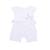 Combishort bébé en coton bio emma Blanc 1 - vertbaudet enfant 