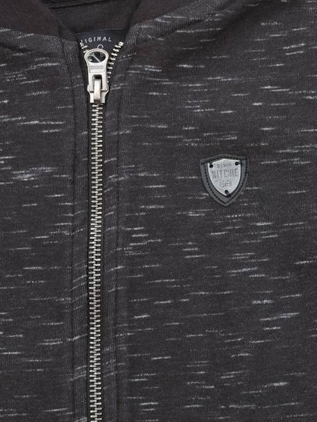 Sweat zippe wopta garçon Noir 2 - vertbaudet enfant 